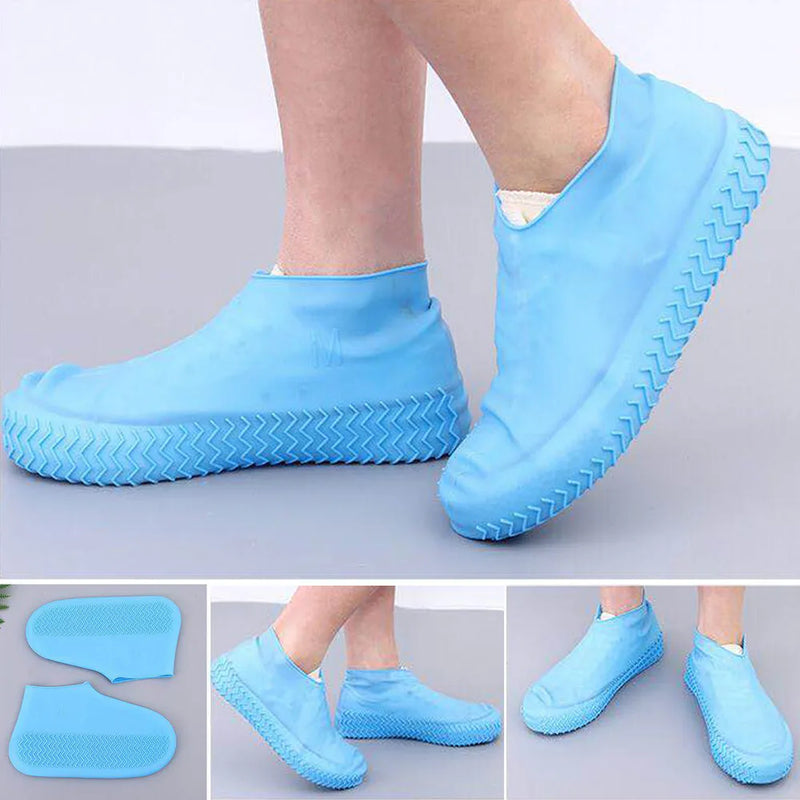 2 peças de sapato de silicone antiderrapante