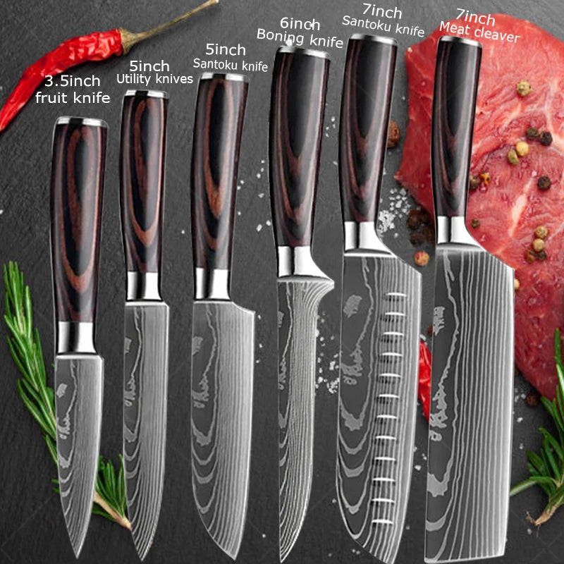 Conjunto de facas de cozinha