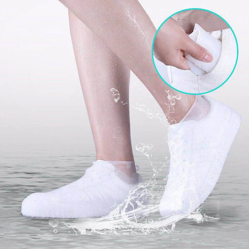 2 peças de sapato de silicone antiderrapante