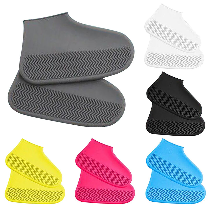 2 peças de sapato de silicone antiderrapante