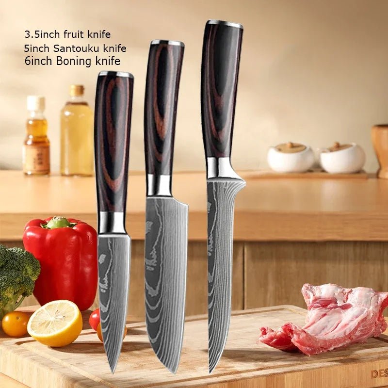Conjunto de facas de cozinha