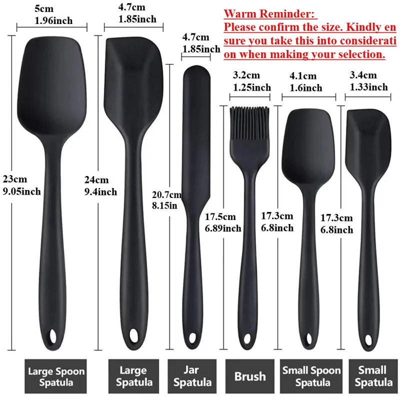 Conjunto de espátula de silicone