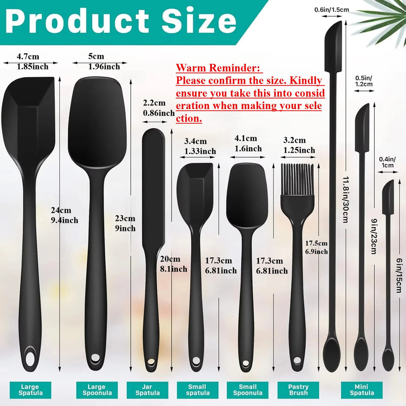 Conjunto de espátula de silicone