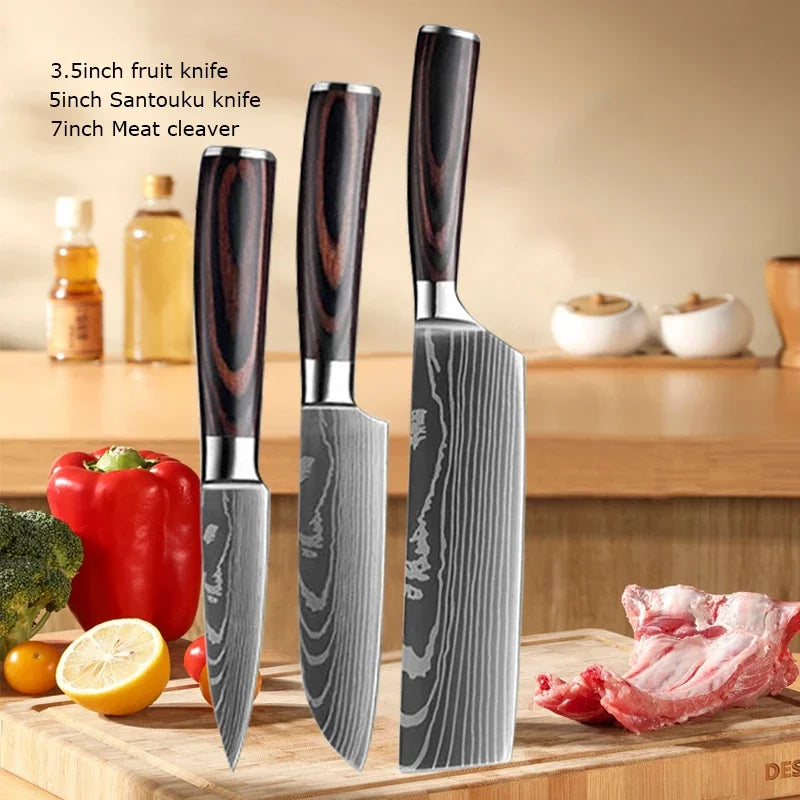 Conjunto de facas de cozinha