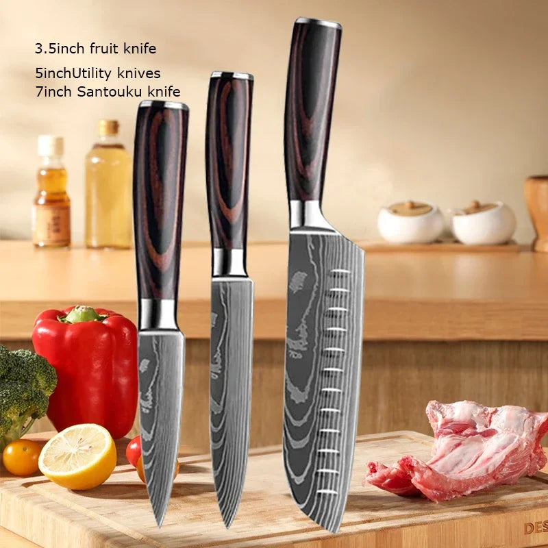 Conjunto de facas de cozinha