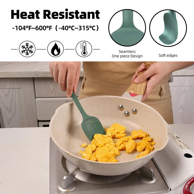 Conjunto de espátula de silicone