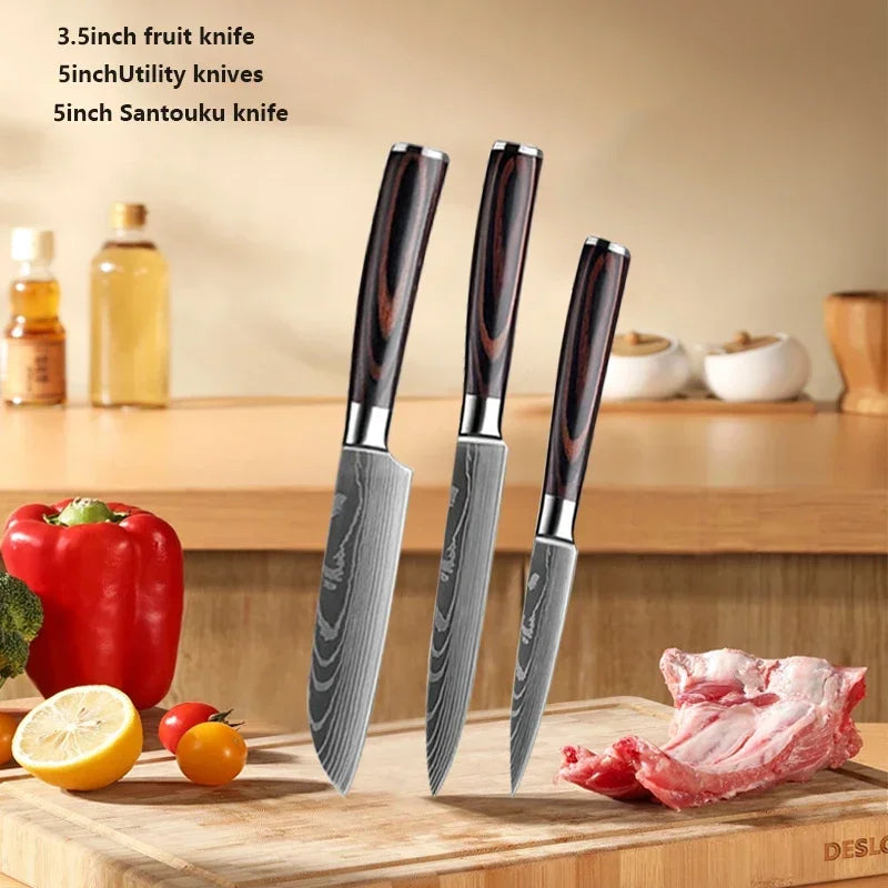 Conjunto de facas de cozinha