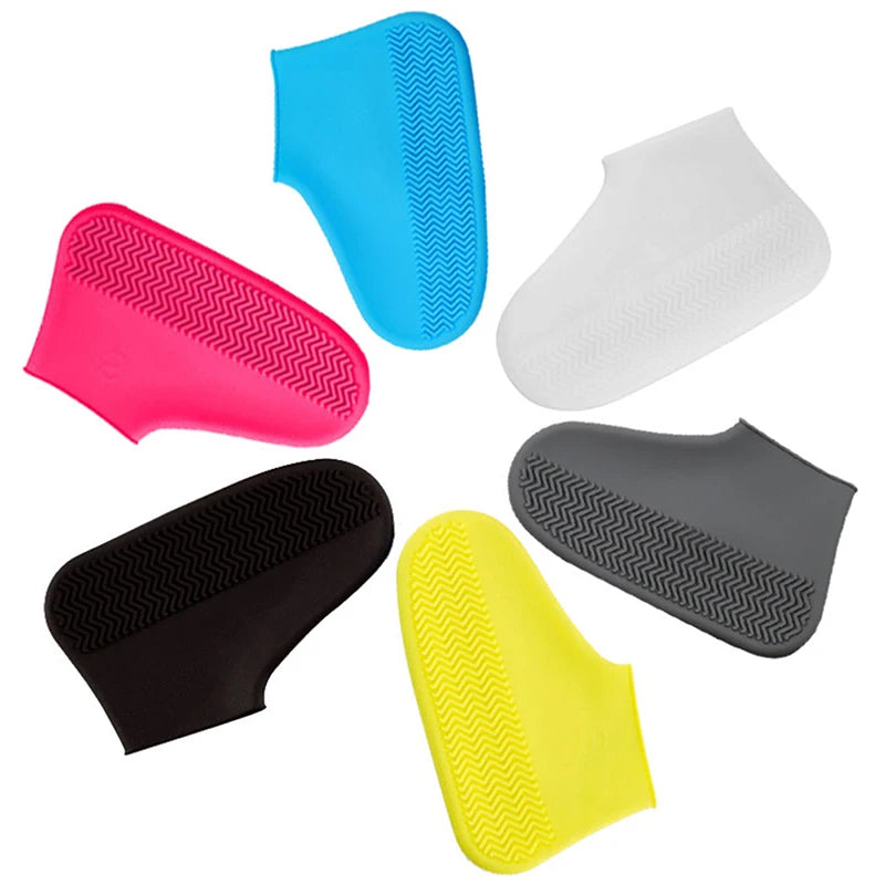 2 peças de sapato de silicone antiderrapante