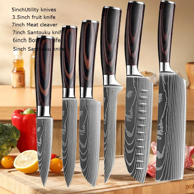 Conjunto de facas de cozinha