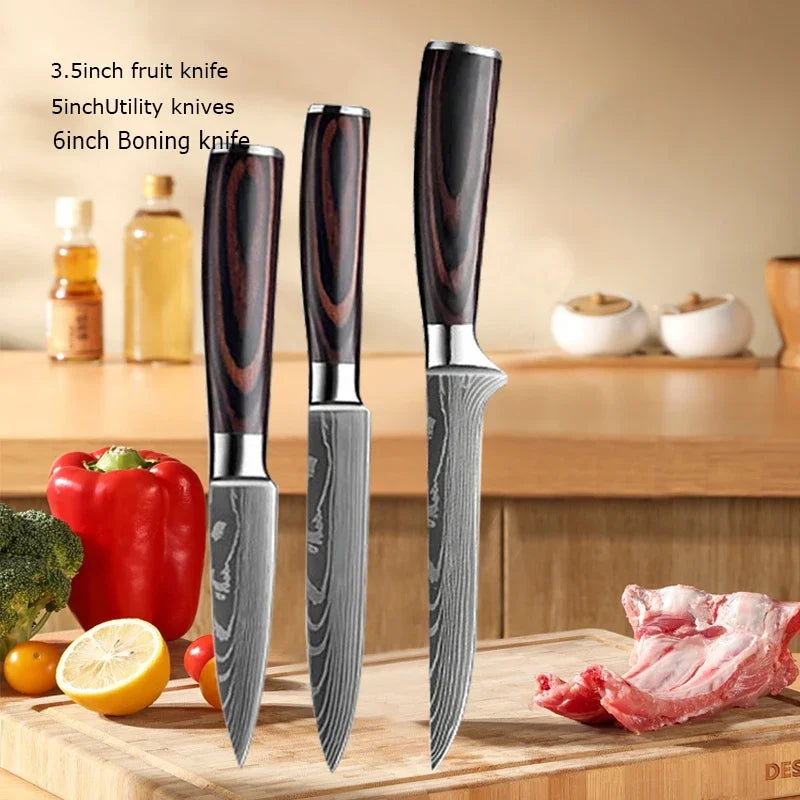 Conjunto de facas de cozinha